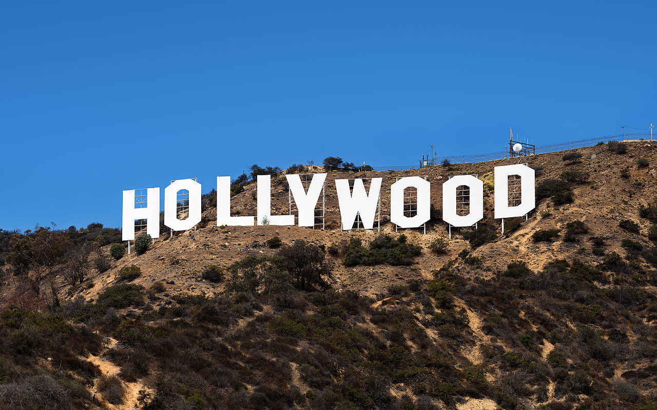 Hollywood sign represents indie movies, indie films, indie flicks